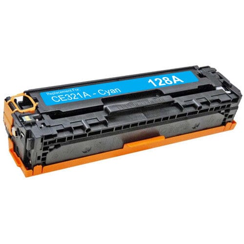 HP 128A cyan toner 1.300 sider – alternativ – CE321A